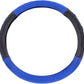 Truck City Chrome & Parts - 70405 - 18" Steering Wheel Cover - Black & Blue