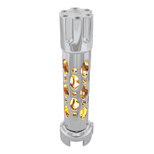 Truck City Chrome & Parts - Chrome ''Austin'' 13/15/18 Speed Gun Cylinder Gearshift Knob w/ High