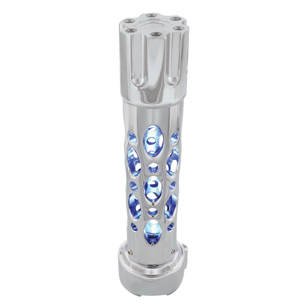 Truck City Chrome & Parts - Chrome ''Austin'' 9/10 Speed Gun Cylinder Gearshift Knob w/ High Power