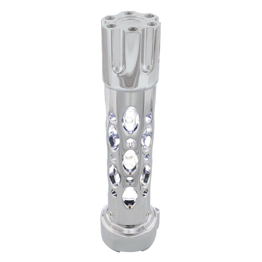 Truck City Chrome & Parts - Chrome ''Austin'' 9/10 Speed Gun Cylinder Gearshift Knob w/ High Power