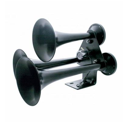 Truck City Chrome & Parts - Black Economy 3 Trumpet Train Horn