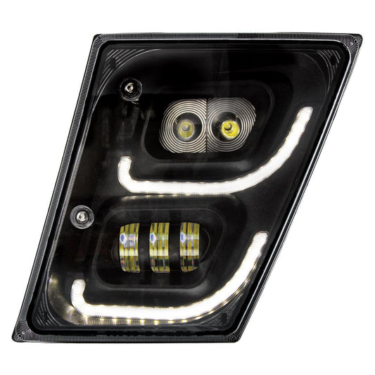 Truck City Chrome & Parts - Blackout High Power LED Fog Light with LED Daytime Running Light & LED