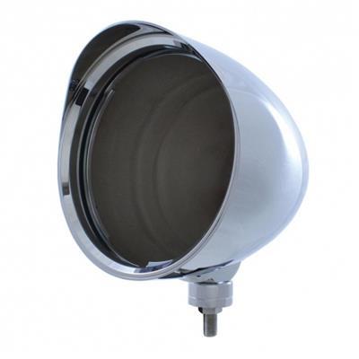 Truck City Chrome & Parts - Chrome ''CHOPPER'' Headlight Housing w/ Smooth Visor