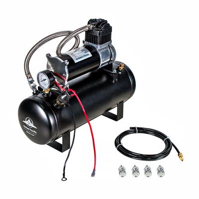 Truck City Chrome & Parts - Competition Series Heavy Duty 12V 140 PSI Air Compressor & Tank Kit
