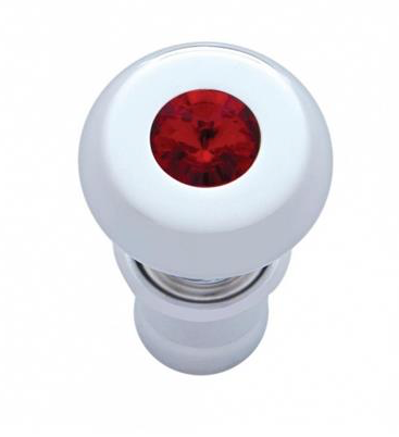 Truck City Chrome & Parts - Chrome Deluxe Cigarette Lighter With Red Diamond