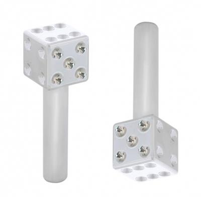 Truck City Chrome & Parts - Chrome Dice Door Knob (2-pack)