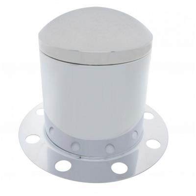 Truck City Chrome & Parts - Chrome Dome Rear Axle Cover 3PC Kit With 33mm Nut Cover