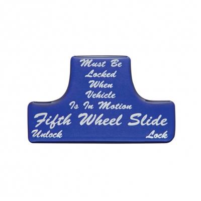 Truck City Chrome & Parts - "Fifth Wheel" Switch Guard Sticker Only - Blue
