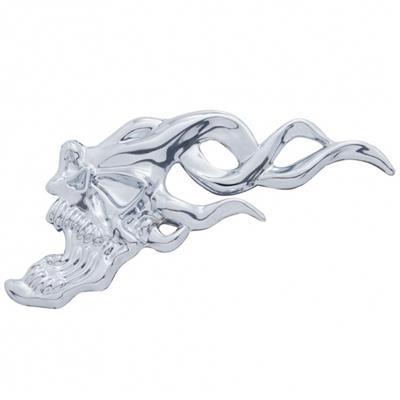 Truck City Chrome & Parts - Flaming Skull Accent - Face Left