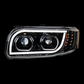 Truck City Chrome & Parts - High Power LED Blackout Headlight w/ LED Position Light & LED Turn