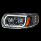 Truck City Chrome & Parts - High Power LED Blackout Headlight w/ LED Position Light & LED Turn