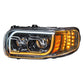 Truck City Chrome & Parts - High Power LED Blackout Headlight w/ LED Position Light & LED Turn