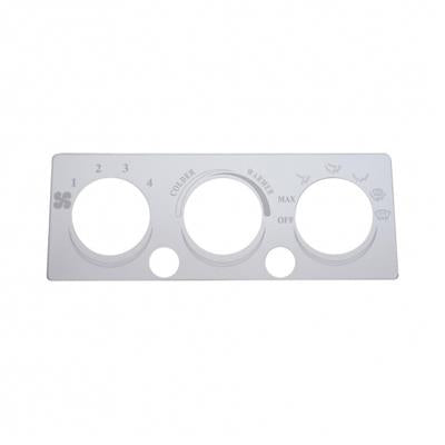 Truck City Chrome & Parts - International A/C Heater Plate - 2 Button Openings