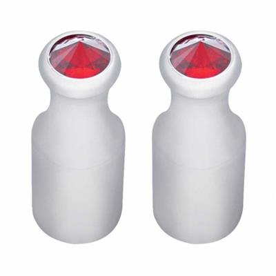 Truck City Chrome & Parts - International Toggle Switch Extension w/ Red Diamond (2 Pack)