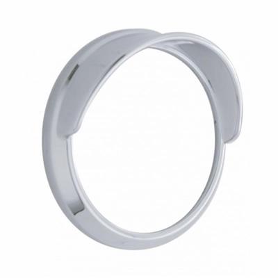 Truck City Chrome & Parts - Kenworth/Peterbilt Pyrometer Gauge Cover w/ Visor - Classic Design