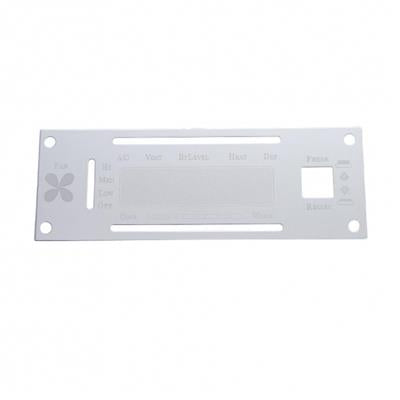 Truck City Chrome & Parts - Kenworth Stainless A/C Control Plate w/ Opening