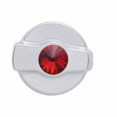 Truck City Chrome & Parts - Kenworth Wiper Dial Knob - Red Diamond