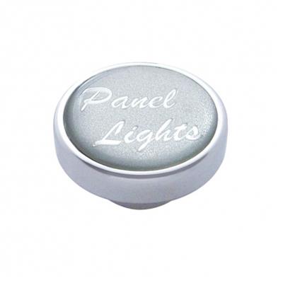 Truck City Chrome & Parts - Panel Lights Dash Knob - Silver Glossy Sticker.