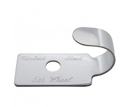 Truck City Chrome & Parts - Peterbilt 379 Stainless Switch Guard Without Holding Nut - Fifth Wheel