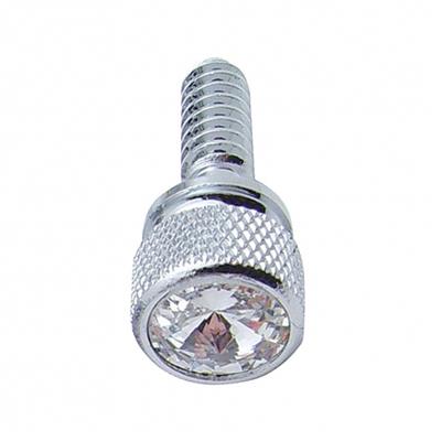 Truck City Chrome & Parts - Peterbilt Dash Screw - Clear Diamond (14-pack)