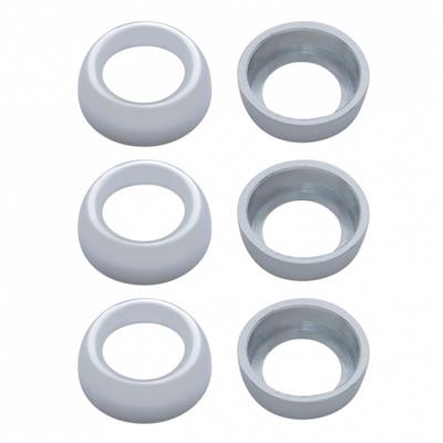 Truck City Chrome & Parts - Chrome Peterbilt Switch Nut Cover (6-pack)