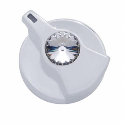 Truck City Chrome & Parts - Peterbilt Timer Knob - Clear Diamond