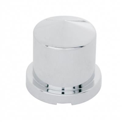 Truck City Chrome & Parts - Chrome Plastic 11/16" X 1 1/4" Pointed Round Push-On Nut Cover For Hex