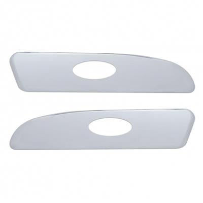 Truck City Chrome & Parts - Chrome Plastic 2006 + Peterbilt Interior Door Emblem Panel Trim