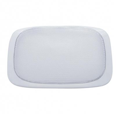 Truck City Chrome & Parts - Chrome Plastic 2006 + Peterbilt Rectangular Speaker Cover - Snap