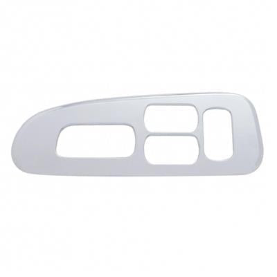 Truck City Chrome & Parts - Chrome Plastic 2006 + Peterbilt Window Switch Trim - Driver Side W/ 4