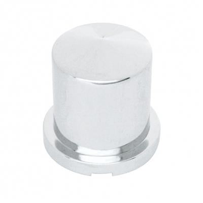 Truck City Chrome & Parts - Chrome Plastic 30Mm X 1 7/8" Pointed Round Push-On Nut Cover For Hex