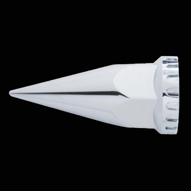 Truck City Chrome & Parts - Chrome Plastic 33 Mm Thread-On Spike Lug Nut Cover