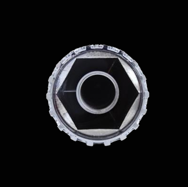 Truck City Chrome & Parts - Chrome Plastic 33 Mm Thread-On Spike Lug Nut Cover