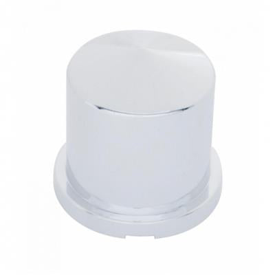Truck City Chrome & Parts - Chrome Plastic 33Mm X 1 7/8" Pointed Round Push-On Nut Cover For Hex
