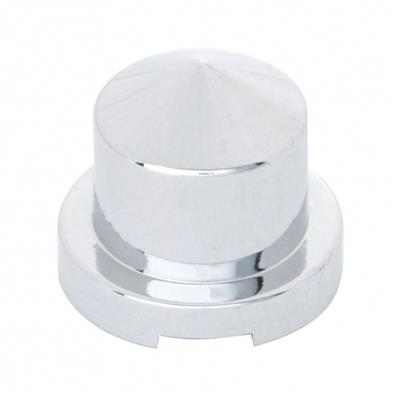 Truck City Chrome & Parts - Chrome Plastic 9/16" X 1 1/4" Pointed Round Push-On Nut Cover For Hex