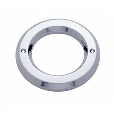 Truck City Chrome & Parts - Chrome Plastic Bezel W/O Visor - 2 1/2" Round