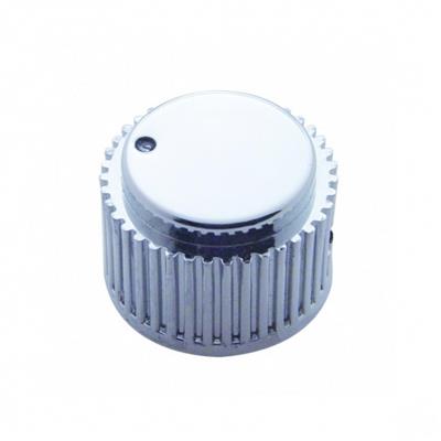 Truck City Chrome & Parts - Chrome Plastic Freightliner A/C Control Dial Knob - Plain