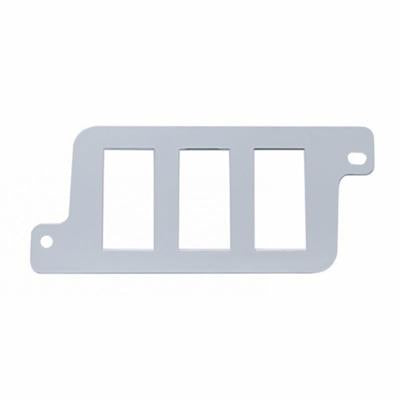 Truck City Chrome & Parts - Chrome Plastic Freightliner Bottom Left Switch Panel - 3 Openings