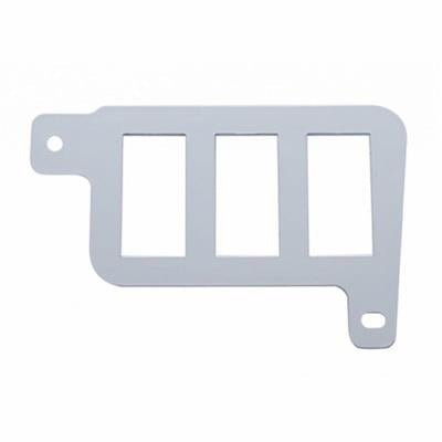 Truck City Chrome & Parts - Chrome Plastic Freightliner Bottom Right Switch Panel - 3 Openings