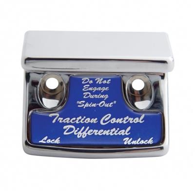 Truck City Chrome & Parts - Chrome Plastic Freightliner Switch Guard W/ Glossy Traction Control