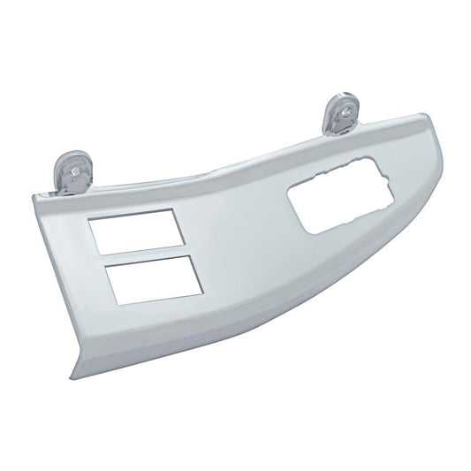 Chrome Plastic Freightliner Window Switch Panel - Driver Side W/ 3