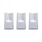 Truck City Chrome & Parts - Chrome Plastic Heater & A/C Control Extension (3 pack) - Kenworth