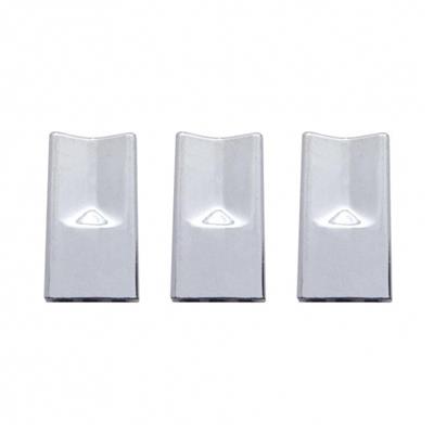 Truck City Chrome & Parts - Chrome Plastic Heater & A/C Control Extension (3 pack) - Kenworth