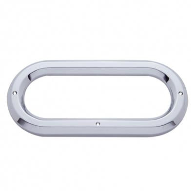Truck City Chrome & Parts - Chrome Plastic Oval Bezel W/O Visor