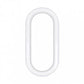 Truck City Chrome & Parts - Chrome Plastic Peterbilt Exterior Oval Window Cover/Adhesive