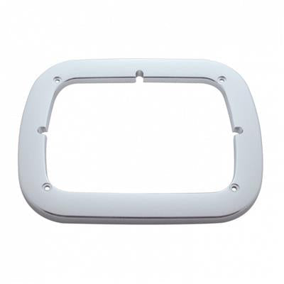 Truck City Chrome & Parts - Chrome Plastic Single Rectangular 5" x 7" Headlight Bezel