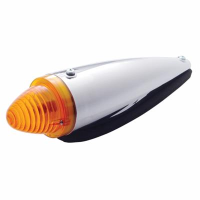 Truck City Chrome & Parts - Chrome Plastic Torpedo Incandescent Cab Light - Amber