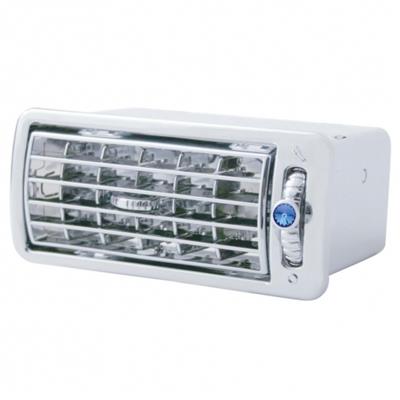 Truck City Chrome & Parts - Chrome Plastic Volvo A/C Vent W/ Diamond - Blue