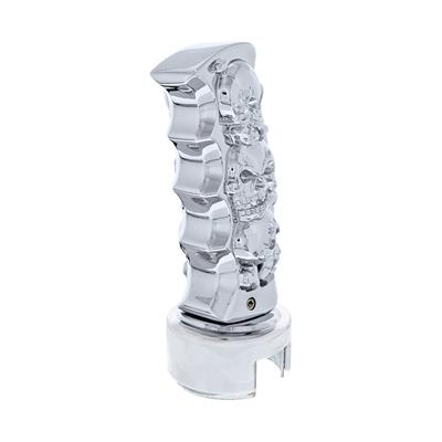 Truck City Chrome & Parts - Chrome Skulls Pistol Grip 13/15/18 Speed Shift Knob