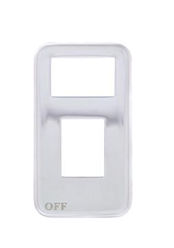 Truck City Chrome & Parts - Stainless Steel Small Paddle Switch Trim for International